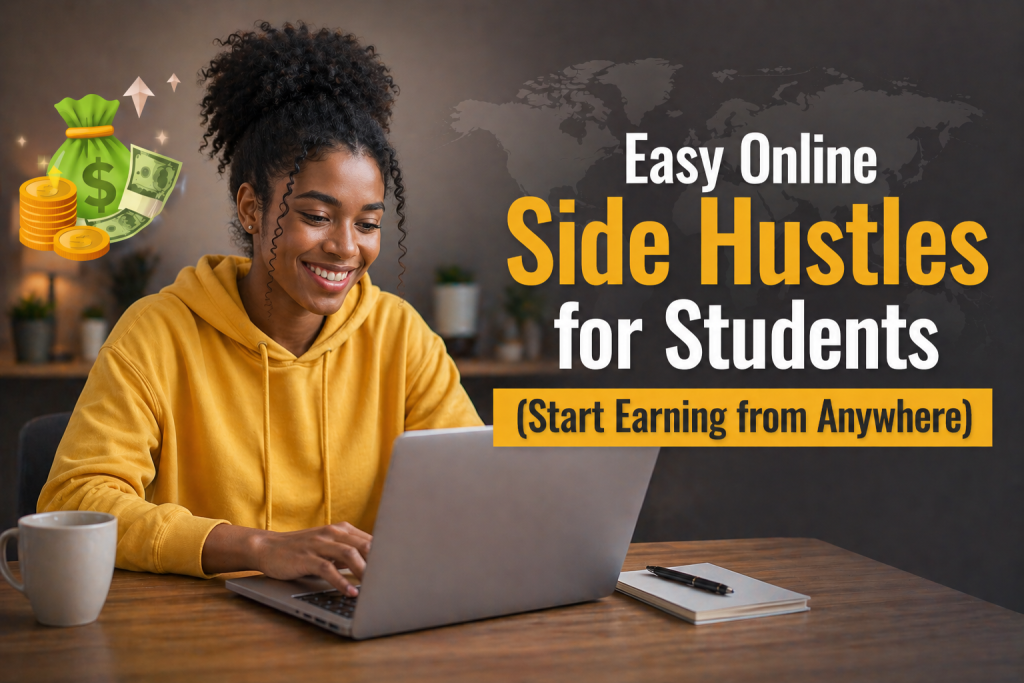 Easy Online Side Hustles for Students (Start Earning from Anywhere)